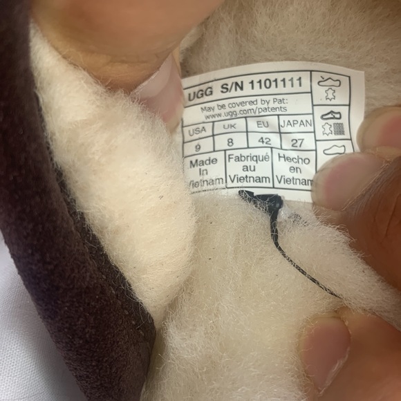 New UGG Men’s Espresso Scuff Slippers size 9 - Picture 6 of 7